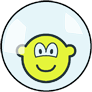 Buddy icon in een plastic bubble  
